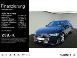 Mythosschwarz metallic Gebraucht 2023 Audi A6 S-Line Kombi | 45.890 € (Guter Preis)