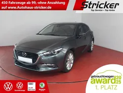 Grau Gebraucht 2018 Mazda 3 Sports-Line Limousine | 10.949 € (Superpreis)