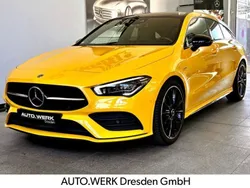 Gelb Gebraucht 2021 Mercedes CLA250 Shooting Brake AMG Kombi | 28.990 € (Fairer Preis)