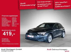 Grau Gebraucht 2024 Audi A3 Sportback Sport Limousine | 29.920 € (Superpreis)