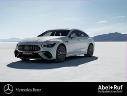 Manufaktur opalithweiß bright Gebraucht 2024 Mercedes AMG GT 43 AMG Coupé | 86.499 € (Etwas zu teuer)