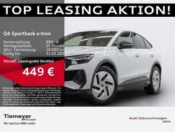 Weiß Gebraucht 2024 Audi Q4 Sportback e-tron S-Line SUV | 51.250 € (Fairer Preis)