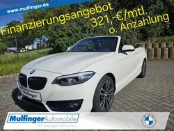 Alpinweiß Gebraucht 2021 BMW 218 Sport Line Cabrio | 27.900 € (Fairer Preis)