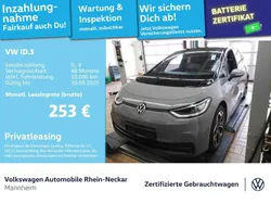 Mondsteingrau Gebraucht 2021 VW ID.3 Pro Kleinwagen | 19.999 € (Fairer Preis)