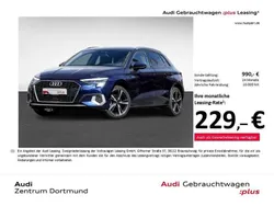 Navarrablau metallic Gebraucht 2024 Audi A3 Sportback e-tron Advanced Limousine | 32.333 € (Etwas zu teuer)