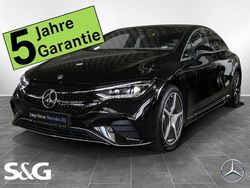 Metalliclack obsidianschwarz Gebraucht 2022 Mercedes EQE350 AMG Limousine | 51.890 € (Etwas zu teuer)