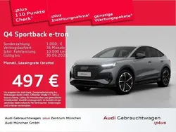 Grau Gebraucht 2024 Audi Q4 Sportback e-tron S-Line SUV | 50.741 € (Superpreis)