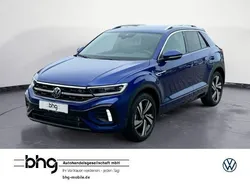 Blau (lapiz blue metallic) Neu 2024 VW T-Roc R-line SUV | 45.435 € (Teuer)