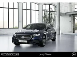 Metalliclack nautikblau Gebraucht 2024 Mercedes E220 AMG Limousine | 48.899 € (Superpreis)