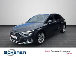 Grau Gebraucht 2021 Audi A3 Sportback Advanced Plus Limousine | 22.390 € (Fairer Preis)