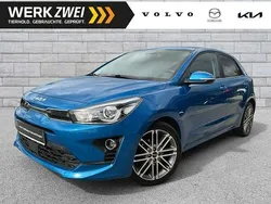 Sporty blue metallic Gebraucht 2022 Kia Rio Spirit Limousine | 14.900 € (Fairer Preis)