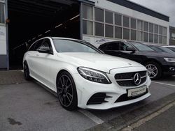 Weiß Gebraucht 2018 Mercedes C220 AMG line Limousine | 20.990 € (Fairer Preis)