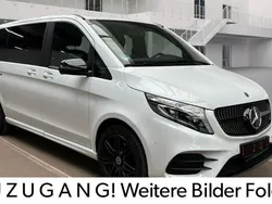Bergkristallweiß metallic Gebraucht 2021 Mercedes V300 AMG Van / Kleinbus | 49.829 € (Superpreis)