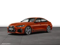 Sunset orange metallic Gebraucht 2024 BMW i4 Shadowline Limousine | 60.744 € (Etwas zu teuer)