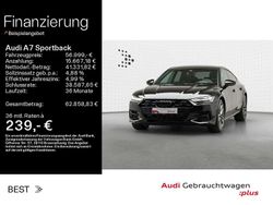 Mythosschwarz metallic Gebraucht 2024 Audi A7 Kleinwagen | 56.449 € (Superpreis)