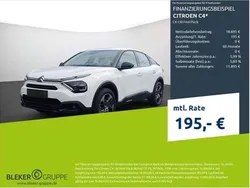 Weiss banquise Gebraucht 2023 Citroën C4 Feel Limousine | 18.890 € (Fairer Preis)