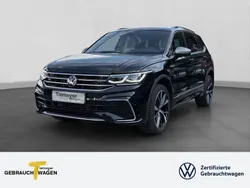 Schwarz Gebraucht 2022 VW Tiguan Allspace R-line SUV | 37.980 € (Fairer Preis)