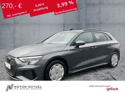 Grau Gebraucht 2024 Audi A3 Sportback S-Line Limousine | 36.930 € (Fairer Preis)
