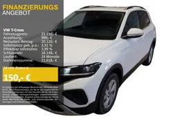 Weiß Gebraucht 2024 VW T-Cross IQ Drive SUV | 22.410 € (Fairer Preis)