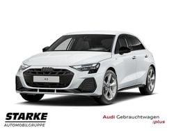 Weiß (gletscherweiß metallic) Gebraucht 2025 Audi A3 Sportback S-Line Kleinwagen | 35.830 € (Guter Preis)
