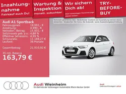 Weiß Gebraucht 2022 Audi A1 Sportback Advanced Kleinwagen | 19.991 € (Fairer Preis)