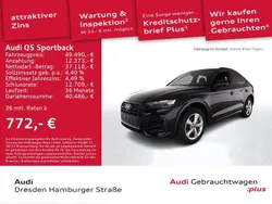 Mythosschwarz metallic Gebraucht 2025 Audi Q5 Sportback Ambiente SUV | 49.490 € (Guter Preis)