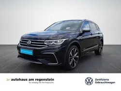 Schwarz Gebraucht 2021 VW Tiguan Allspace R-line SUV | 42.940 € (Etwas zu teuer)