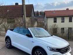 Weiß Gebraucht 2021 VW T-Roc Cabriolet R-line Cabrio | 27.999 € (Fairer Preis)