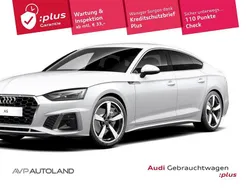 Weiß Gebraucht 2022 Audi A5 Sportback S-Line Limousine | 30.644 € (Guter Preis)
