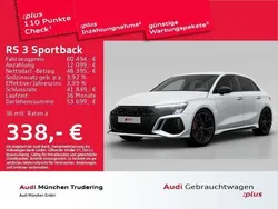 Gletscherweiß metallic Gebraucht 2024 Audi RS3 Sportback Ambiente Kleinwagen | 60.494 €