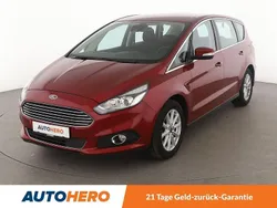 Rot Gebraucht 2016 Ford S-MAX Titanium Van / Kleinbus | 14.160 € (Fairer Preis)