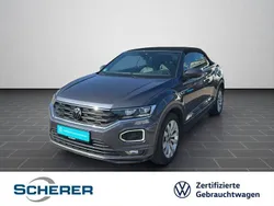 Rauchgrau metallic schwarz Gebraucht 2021 VW T-Roc Cabriolet R-line Cabrio | 26.260 € (Fairer Preis)