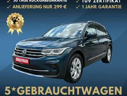 Nightshade blue metallic Gebraucht 2021 VW Tiguan Elegance SUV | 27.990 € (Guter Preis)