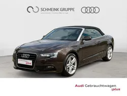 Teakbraun metallic Gebraucht 2014 Audi A5 Cabriolet Design Cabrio | 16.480 € (Fairer Preis)