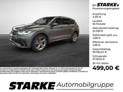 Grau (platinum grey metallic) Gebraucht 2022 VW Tiguan Allspace R-line SUV | 38.979 € (Fairer Preis)