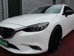 Satinweiss metallic (metallic) Gebraucht 2017 Mazda 6 Kizoku Intense Kombi | 19.982 € (Teuer)