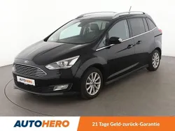 Schwarz Gebraucht 2018 Ford Grand C-Max Titanium Van / Kleinbus | 14.190 € (Fairer Preis)