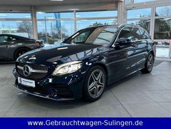 Blau Gebraucht 2019 Mercedes C300 AMG line Limousine | 29.895 € (Superpreis)