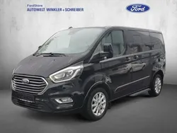 Obsidianschwarz metallic Gebraucht 2019 Ford Tourneo Custom Titanium Van / Kleinbus | 28.490 € (Teuer)