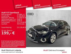 Brillantschwarz Gebraucht 2022 Audi A3 Advanced Limousine | 22.880 € (Superpreis)