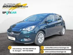 Smaragd gruen (mi) Gebraucht 2016 Opel Corsa drive Limousine | 8.999 € (Etwas zu teuer)