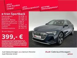 Plasmablau metallic Gebraucht 2021 Audi e-tron S-Line SUV | 33.978 € (Fairer Preis)