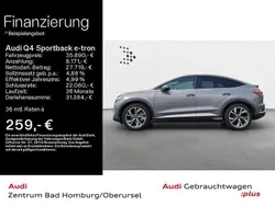 Grau Gebraucht 2022 Audi Q4 Sportback e-tron S-Line SUV | 35.890 € (Guter Preis)