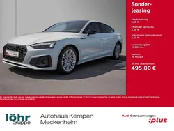 Gletscherweiß metallic Gebraucht 2024 Audi A5 Sportback S-Line Limousine | 50.980 € (Teuer)
