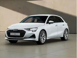 Weiß (gletscherweiss) Gebraucht 2025 Audi A3 Sportback Advanced Limousine | 30.210 € (Superpreis)