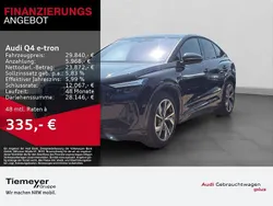Schwarz Gebraucht 2022 Audi Q4 Sportback e-tron S-Line SUV | 29.840 € (Fairer Preis)