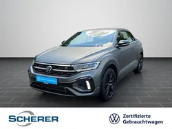Indiumgrau matt/schwarz Gebraucht 2023 VW T-Roc Cabriolet Edition Cabrio | 32.900 € (Fairer Preis)