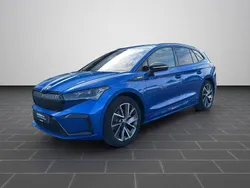 Raceblau metallic (metallic) Gebraucht 2023 Skoda Enyaq iV SportLine SUV | 36.490 € (Fairer Preis)