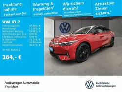 Kings red metallic/schwarz Gebraucht 2024 VW ID.7 GTX Limousine | 45.480 €