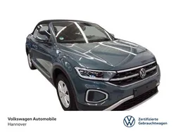 Petroleum blue metallic/schwar Gebraucht 2024 VW T-Roc Cabriolet Style Cabrio | 25.790 € (Guter Preis)